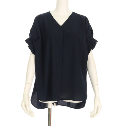 バックDカンベルトデザインブラウス