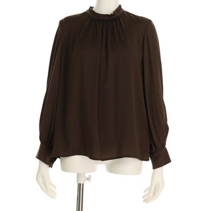 フリルスタンドカラーシャツ