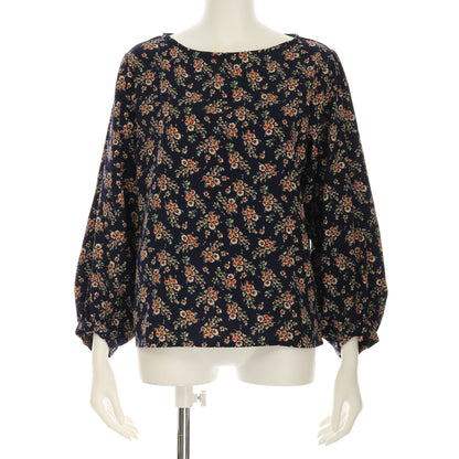 小花柄ブラウス