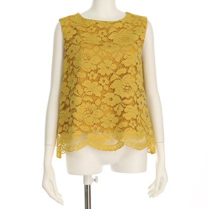 総レースノースリーブブラウス