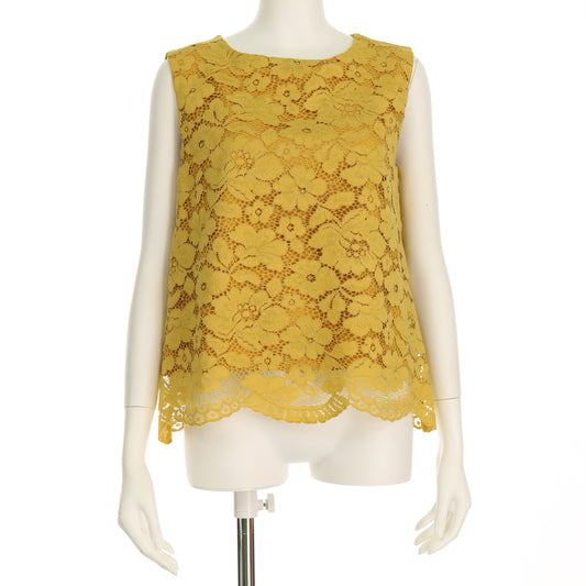 総レースノースリーブブラウス