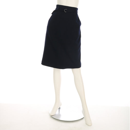 Dカンベルト付きタイトスカート