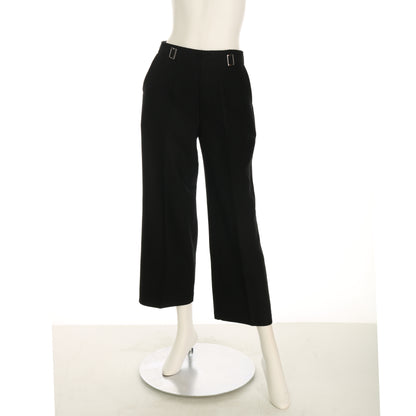 サイドバックルデザインストレートパンツ