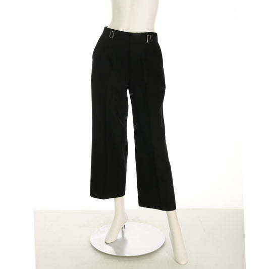 サイドバックルデザインストレートパンツ