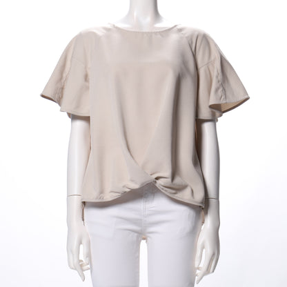 デザイン袖口ゆったりブラウス