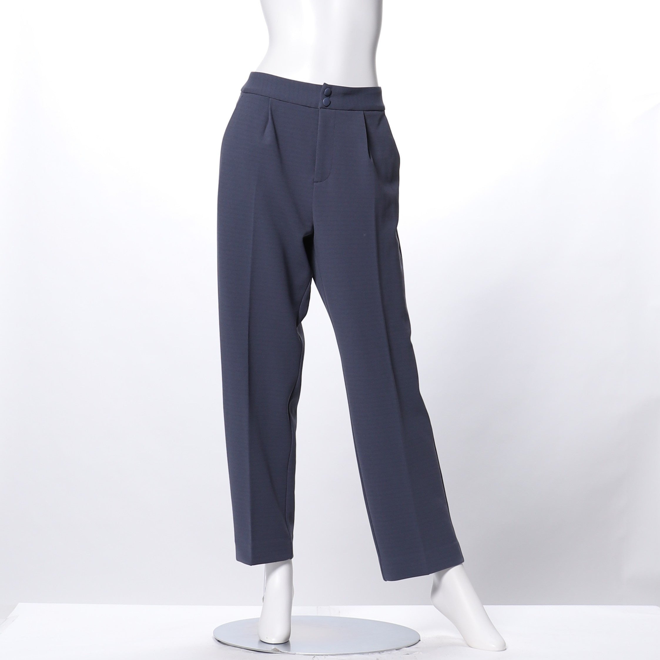 ハイストレッチカルゼテーパードパンツ