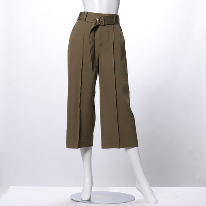 ウエストベルトワイドパンツ