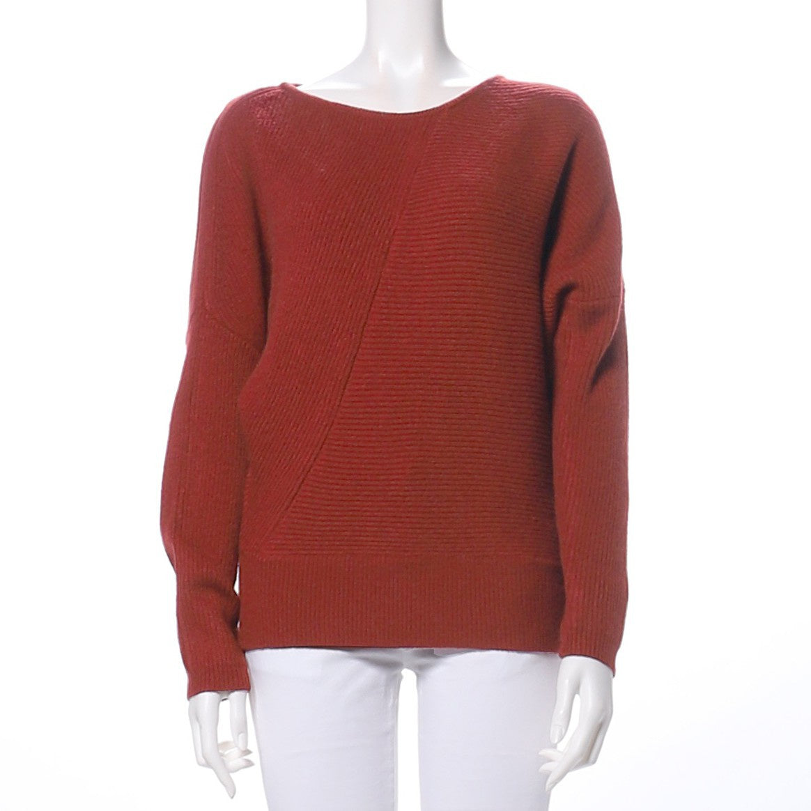 切り替えデザインニット