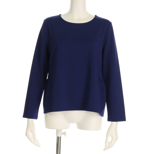 裾フリルウエストギャザー切り替えカットソー