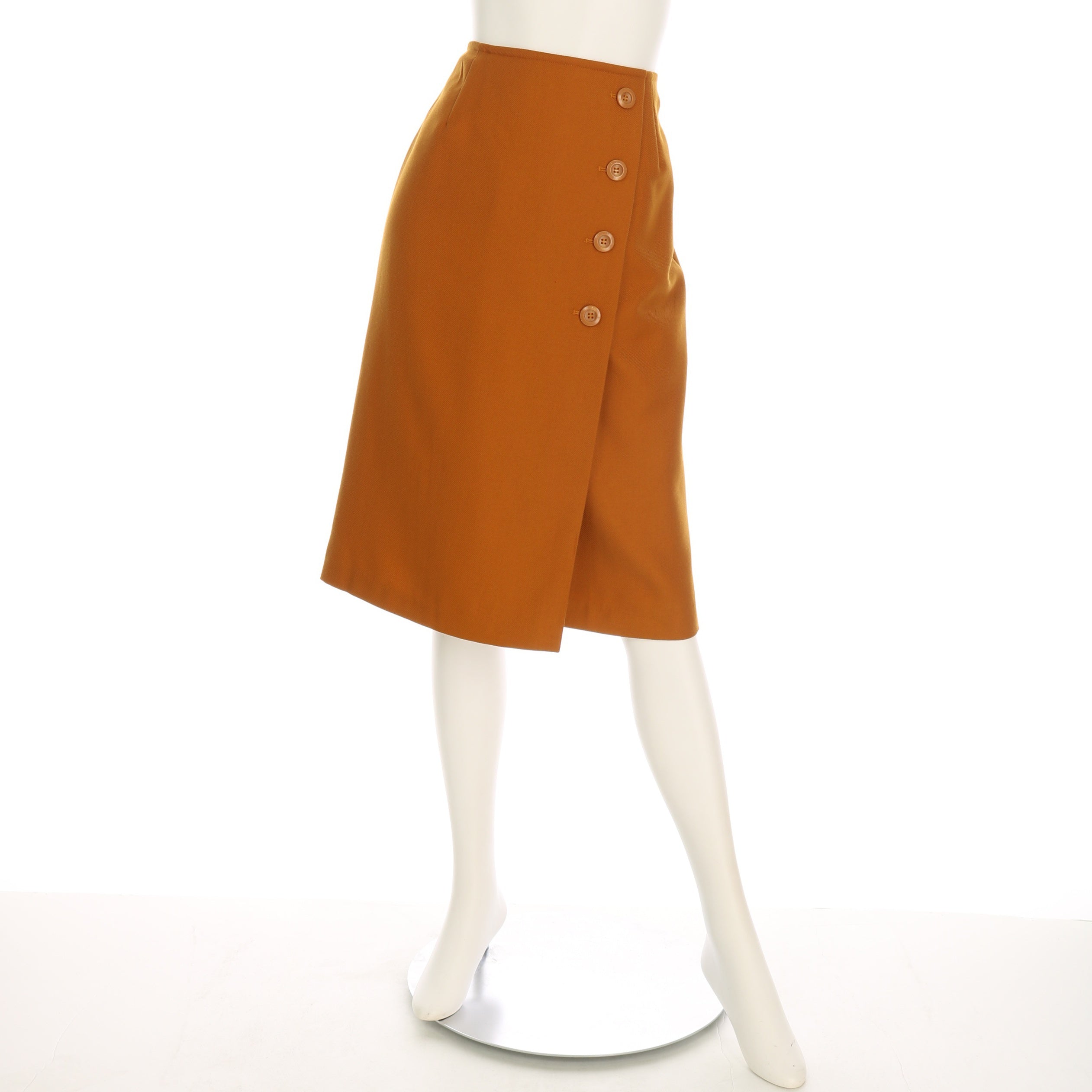 TRカルゼフロントボタンラップタイトスカート