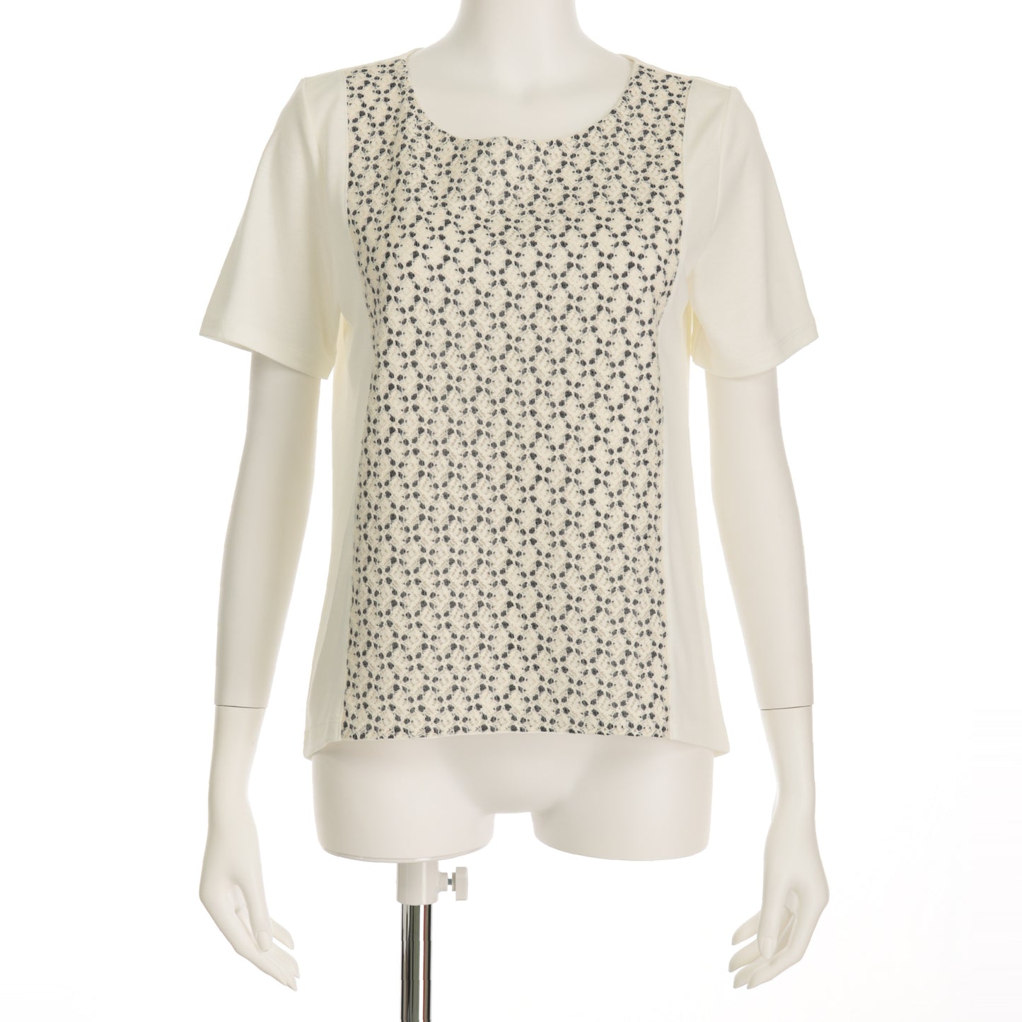 小花レースカットソー