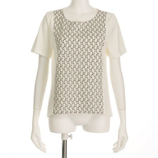 小花レースカットソー