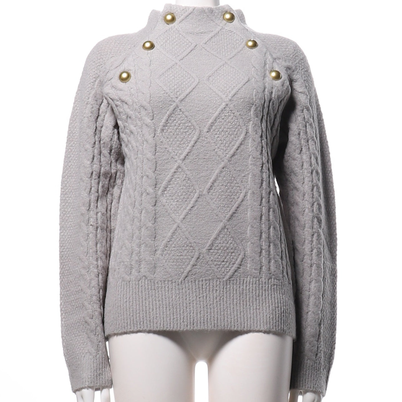 起毛ストレッチボタンニット