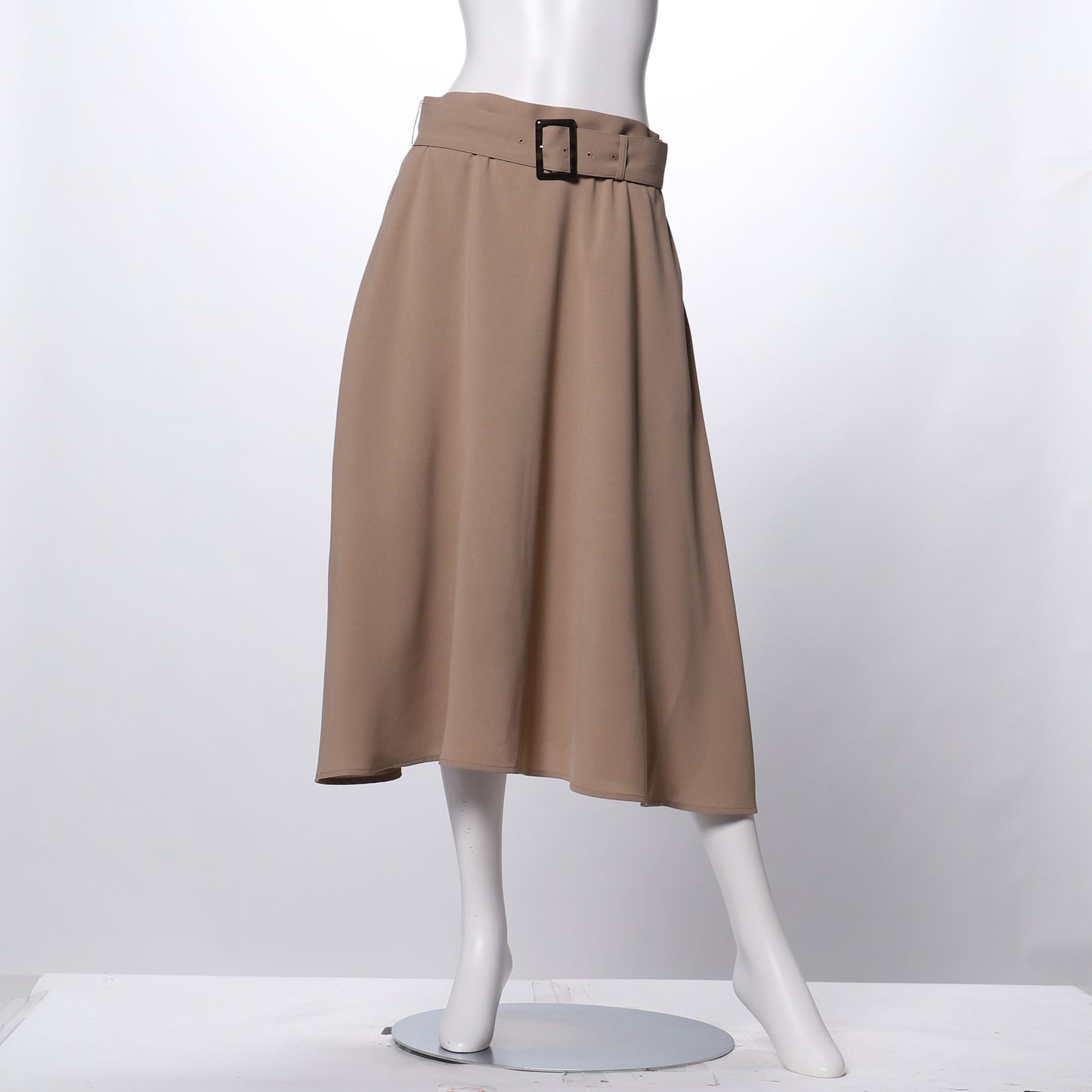 ストレッチサキソニーフレアスカート