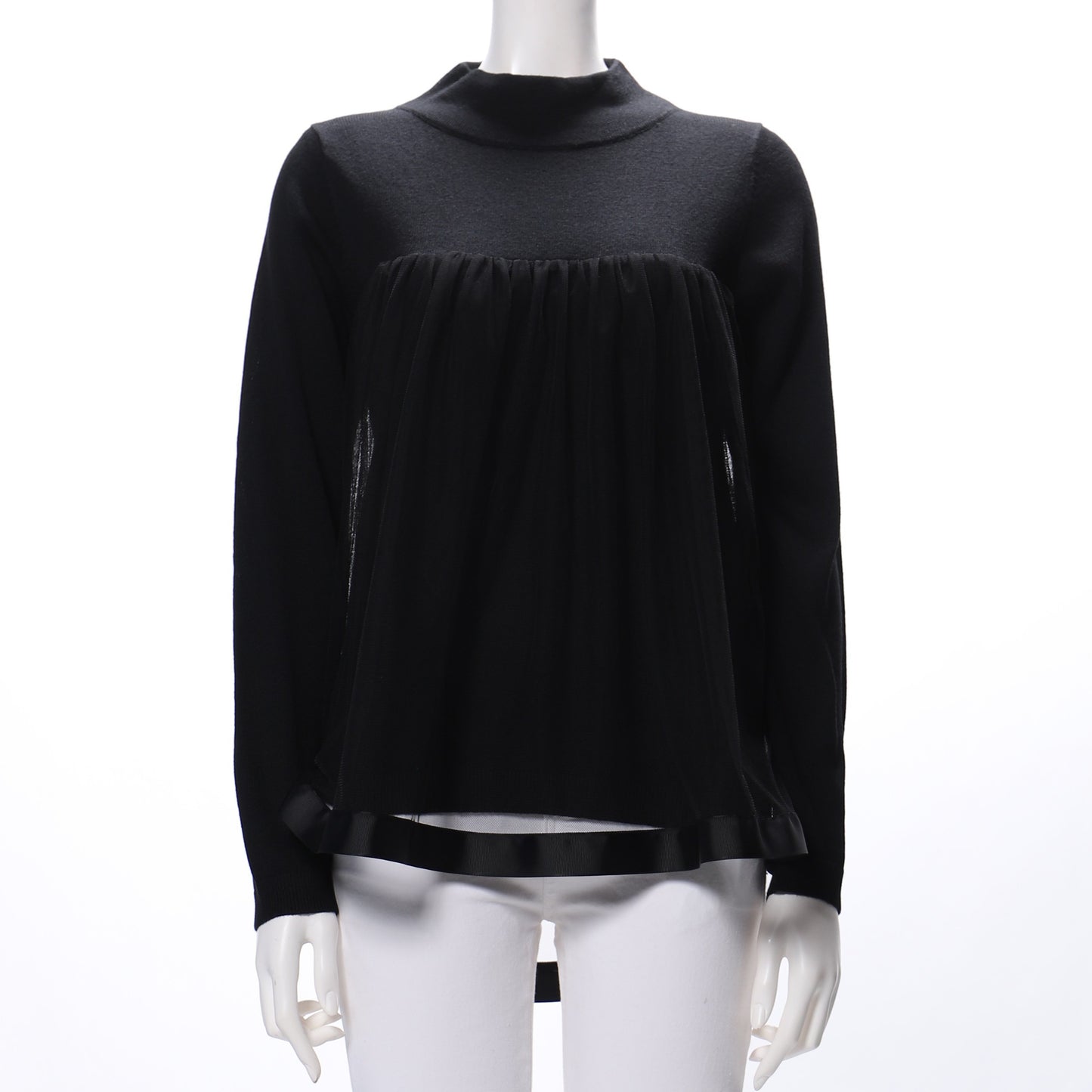 チュールドッキングニット