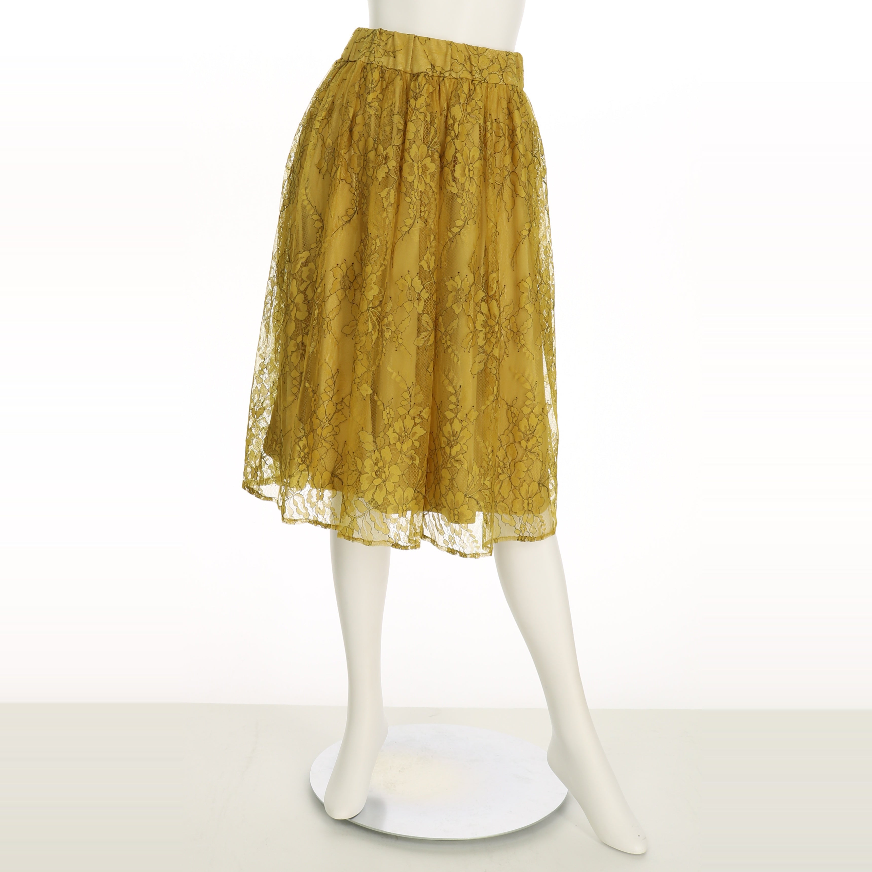 レースギャザースカート