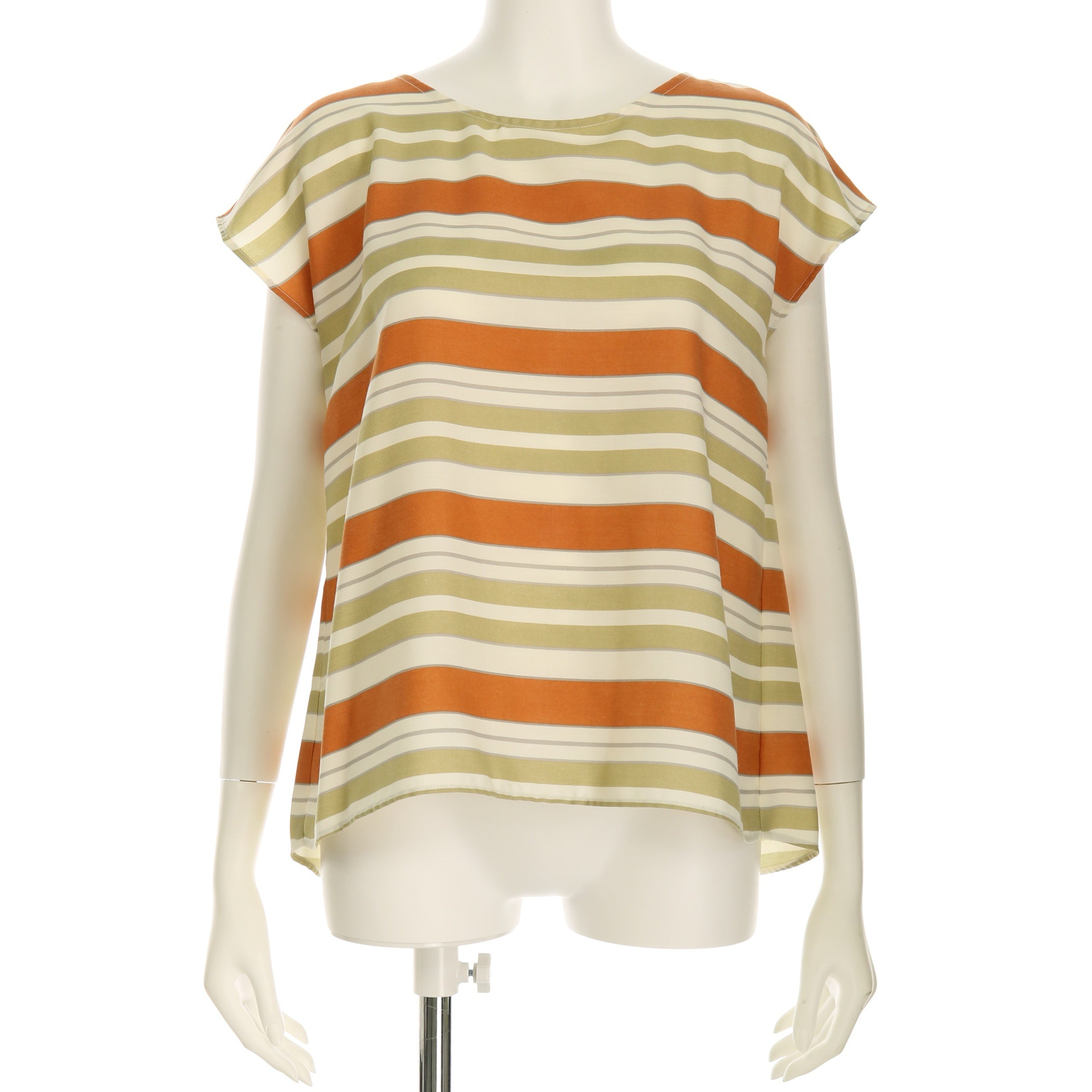 カラーボーダーブラウス