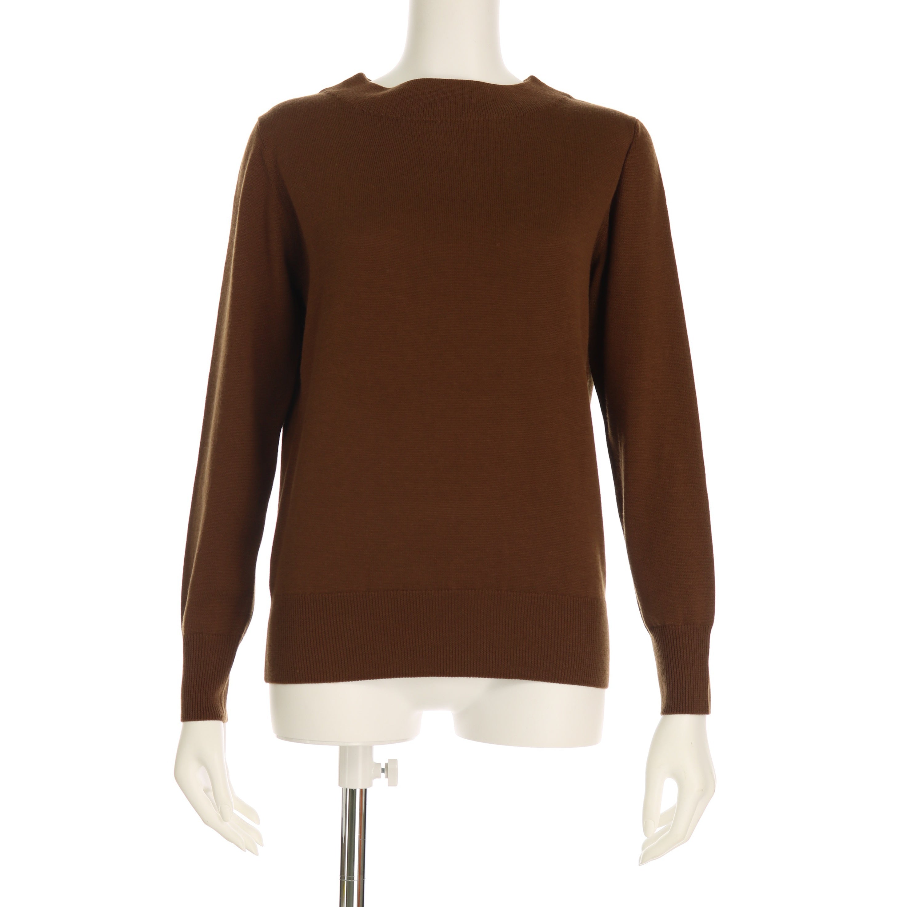 ボトルネックベーシックニットプルオーバー