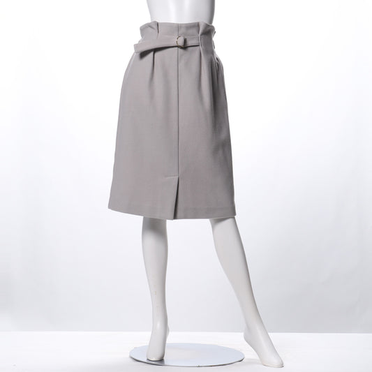 ストレッチライトウールタックタイトスカート
