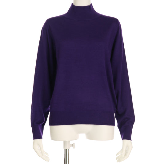 ハイネックニットプルオーバー