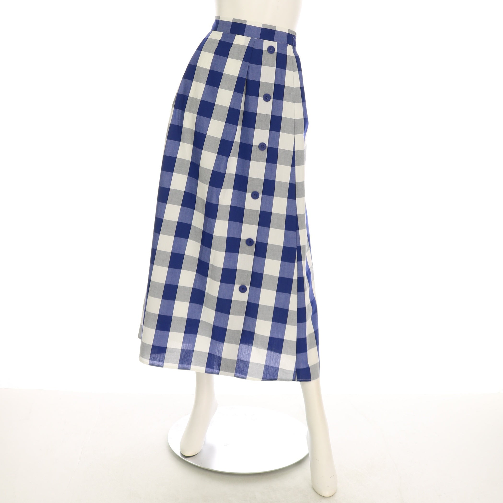 ビックチェックギンガムチェック柄スカート