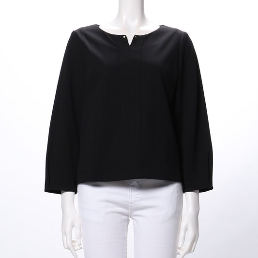 スタッズ付きオープンフロントブラウス