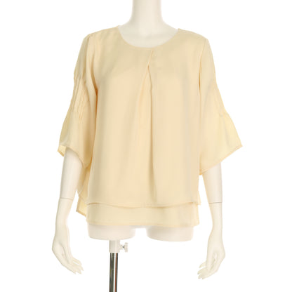 袖フレアブラウス