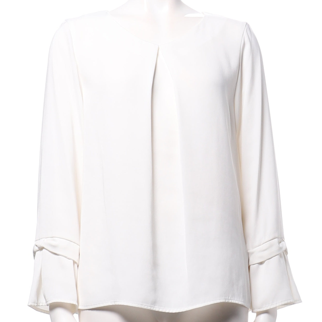 袖リボンブラウス