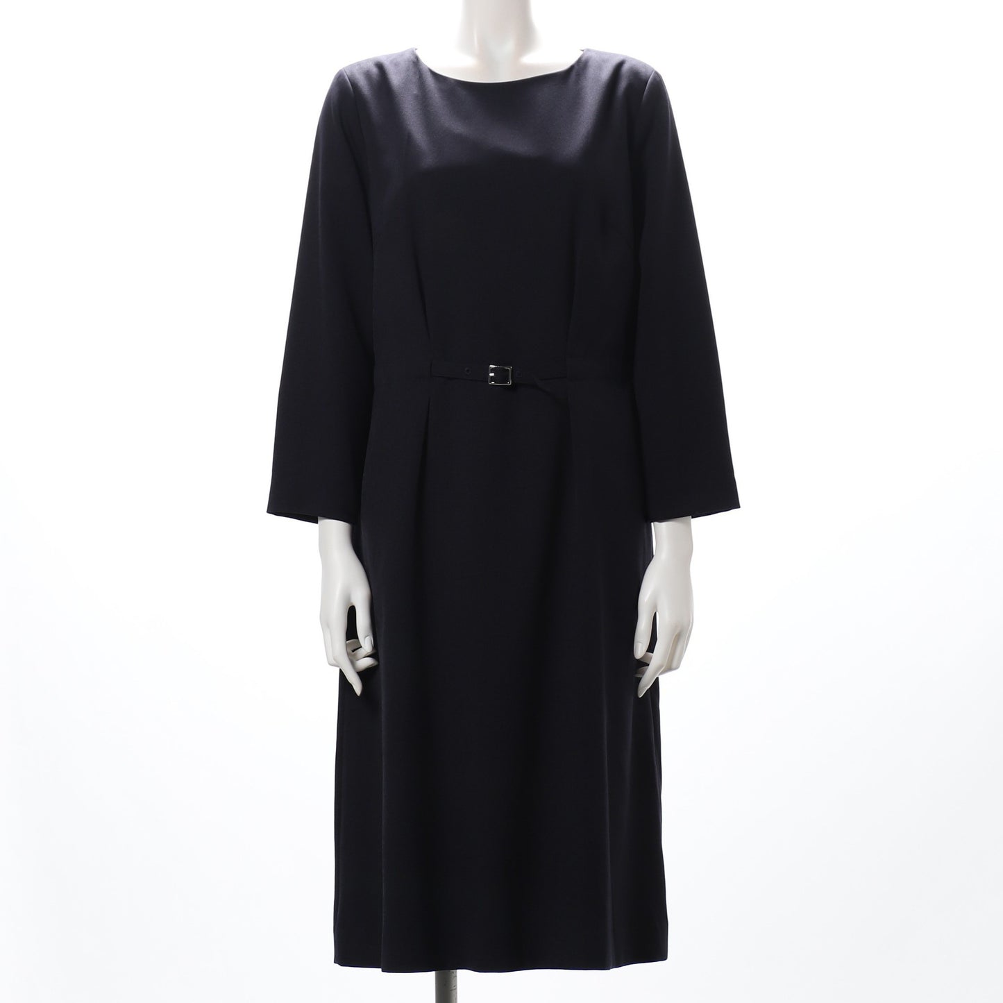 フェイクフランネルストレートワンピース