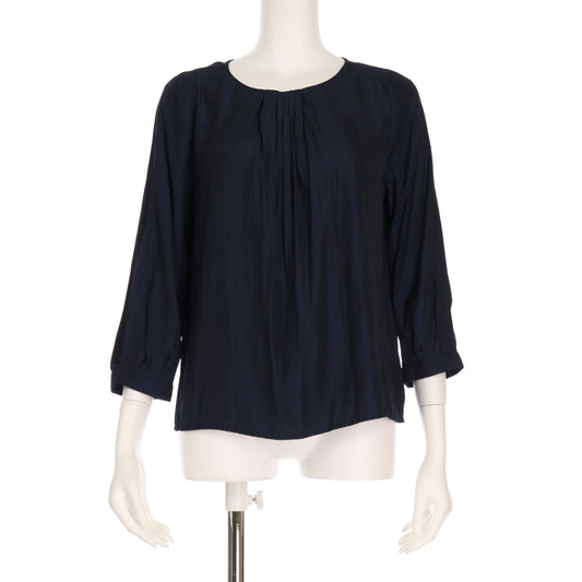 ギャザードネックブラウス