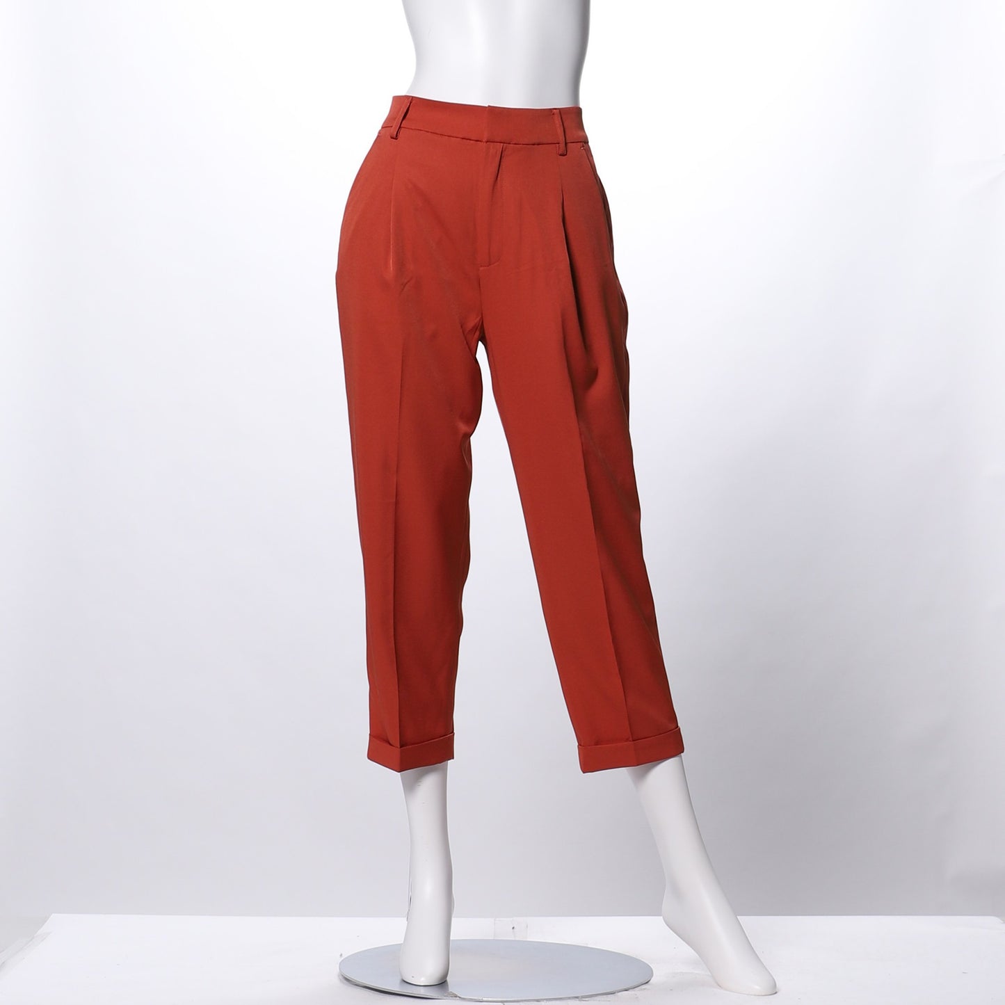 裾ダブルテーパードパンツ