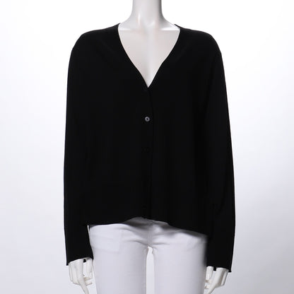 サイドスリットVネックカーディガン