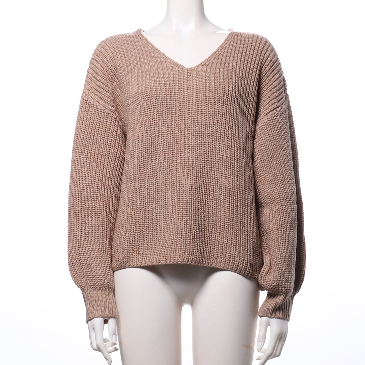 ふんわりスリーブニット