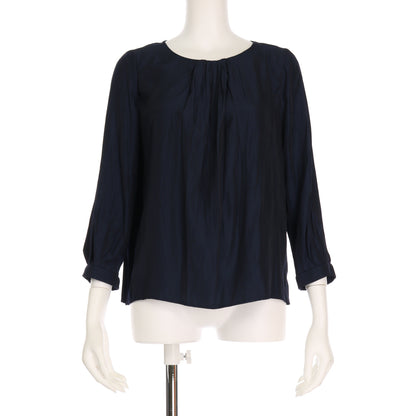 ギャザードネックブラウス