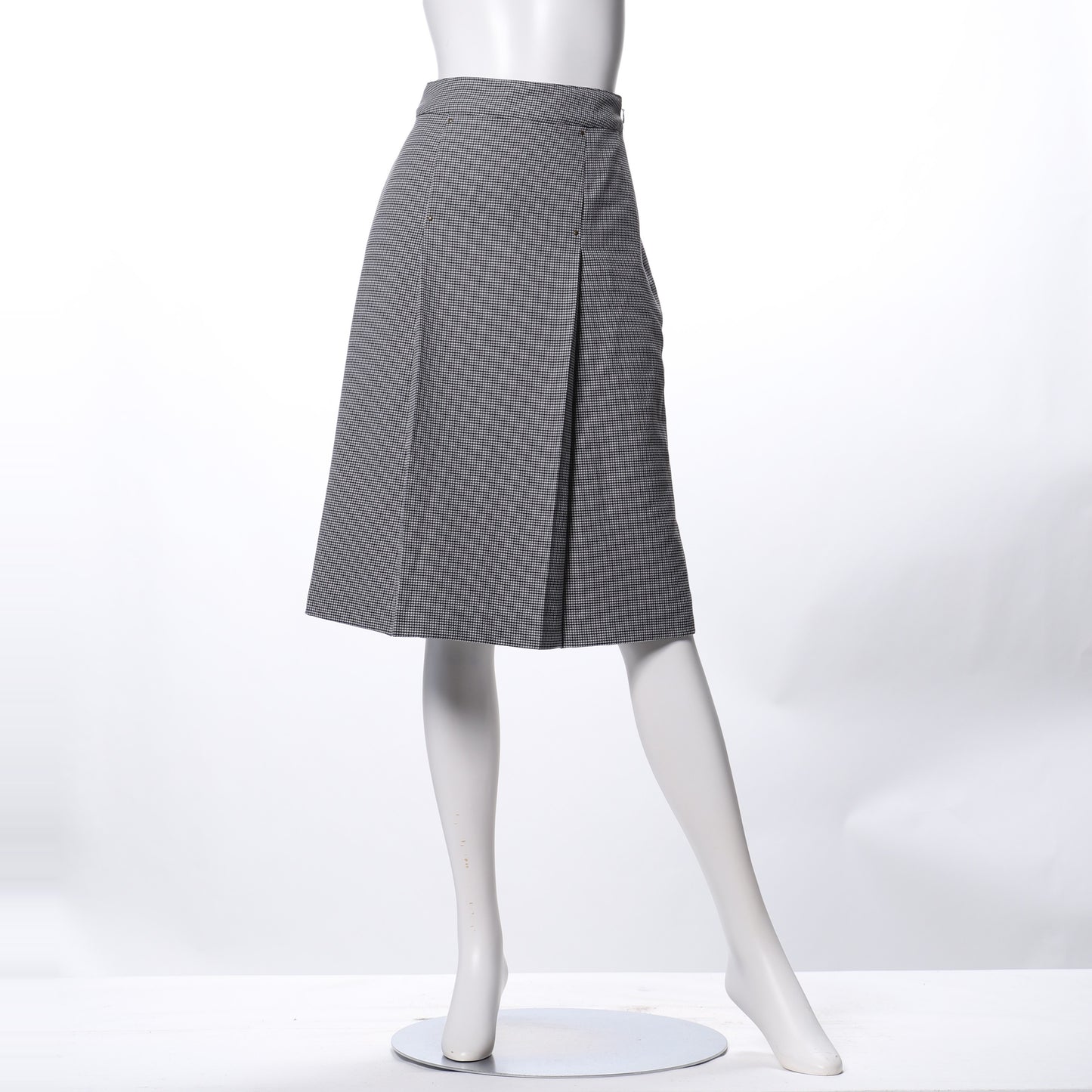チェック柄ボックスプリーツスカート