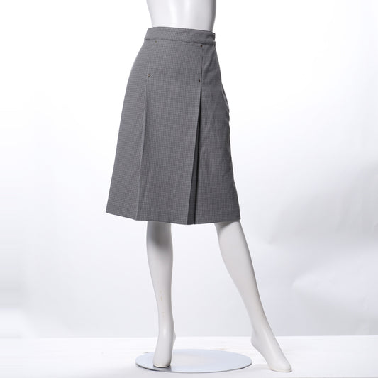 チェック柄ボックスプリーツスカート
