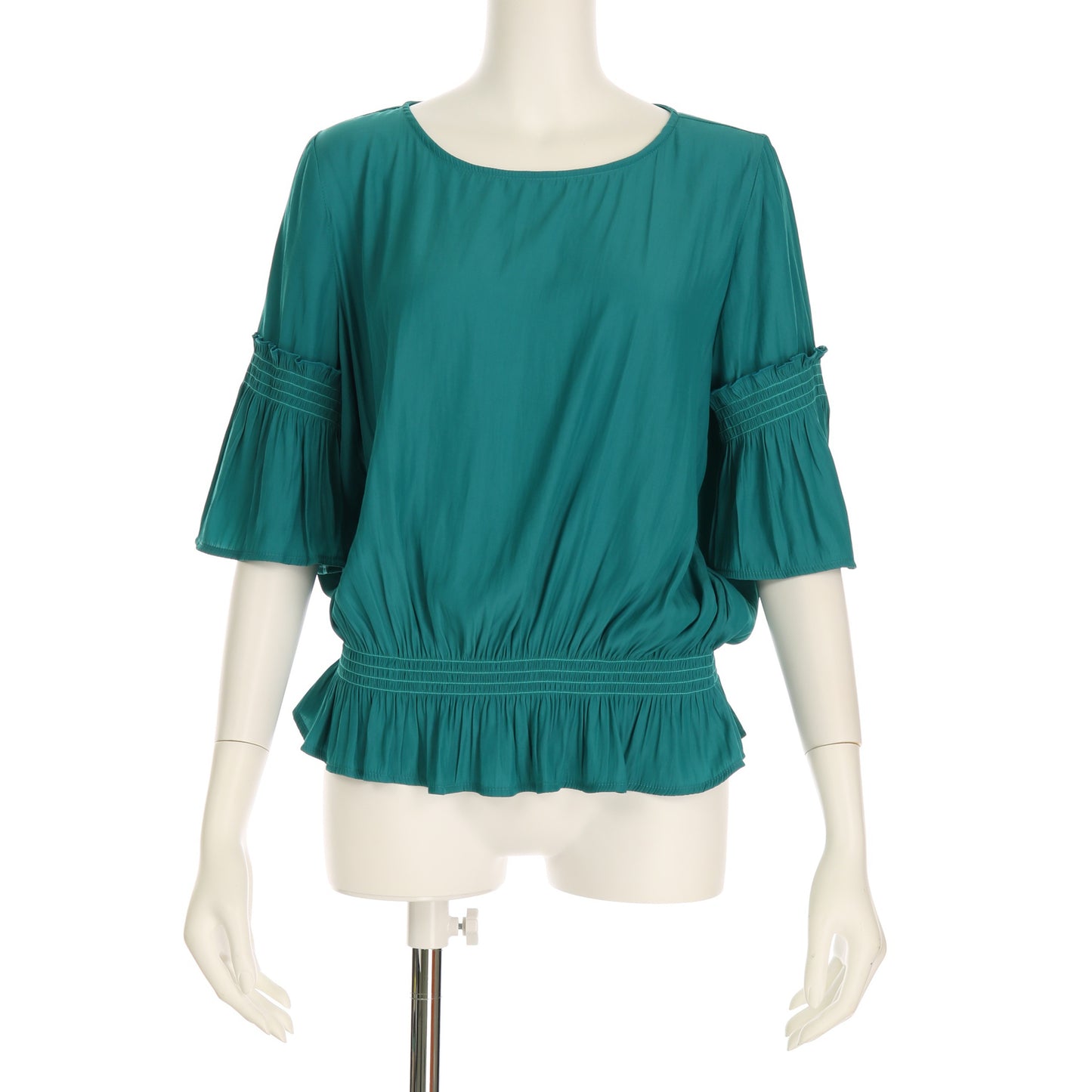 シャーリングブラウス