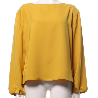 シンプルふんわりスリーブブラウス