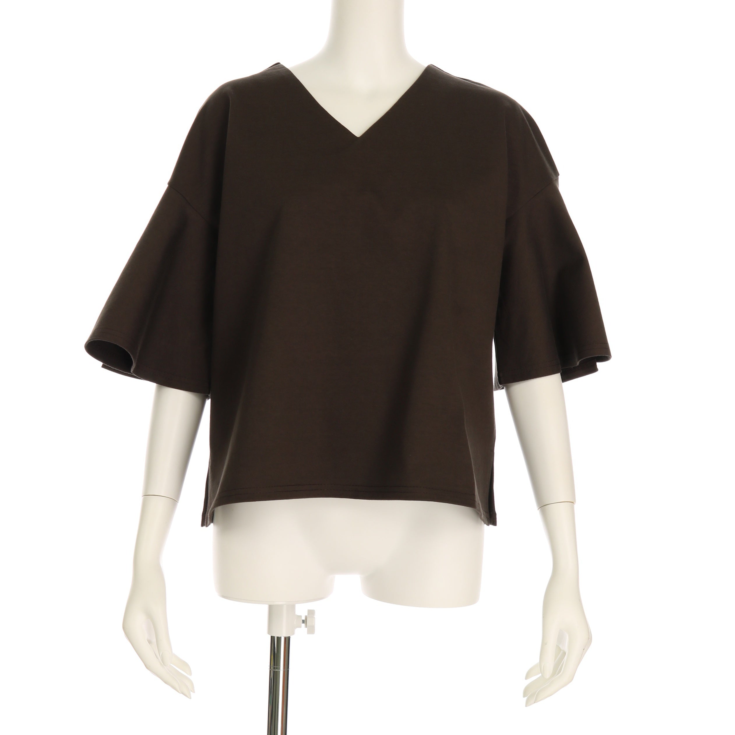 フレア袖カットソー