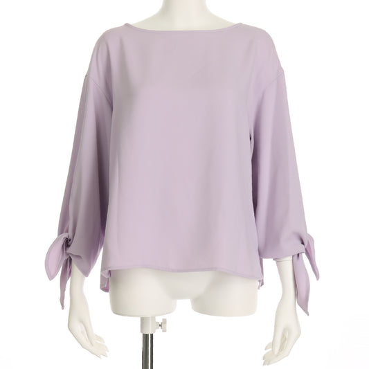 リボン袖ブラウス