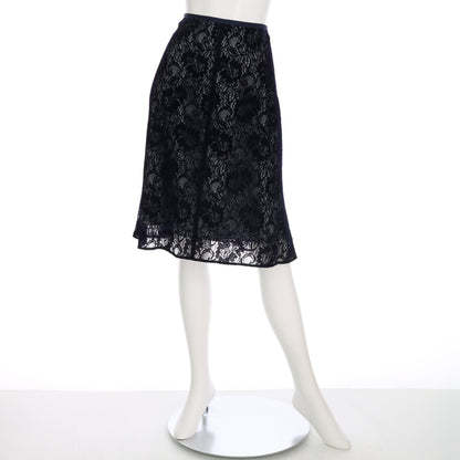 大きめ柄総レーススカート
