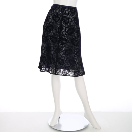 大きめ柄総レーススカート