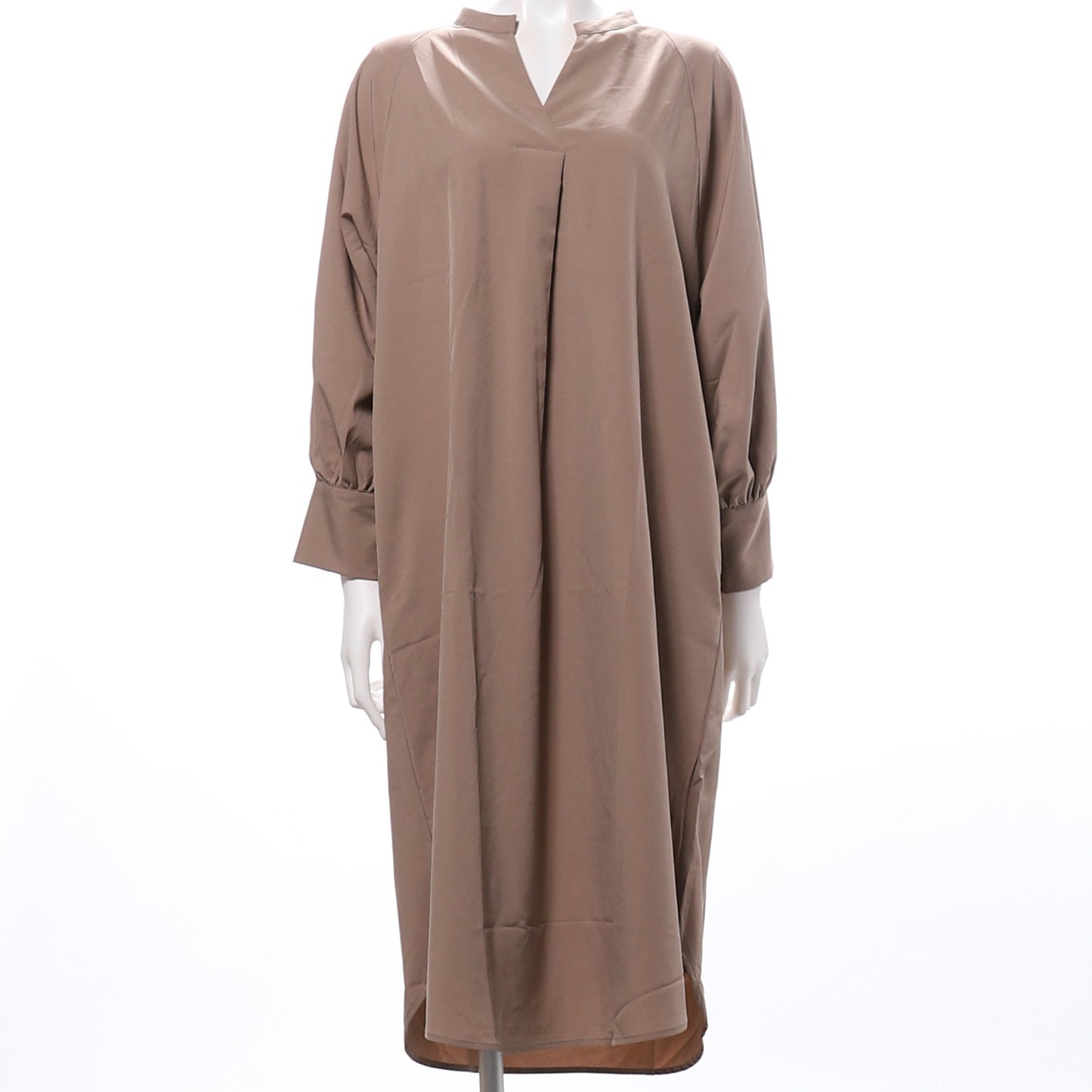 Iラインシャツワンピース