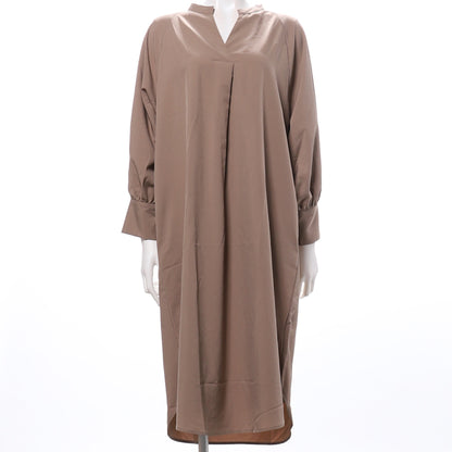 Iラインシャツワンピース