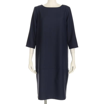 ボックスシルエットシンプルドレス