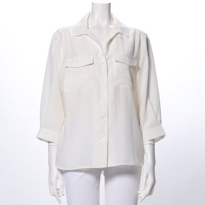 フラップポケット付きスキッパーブラウス