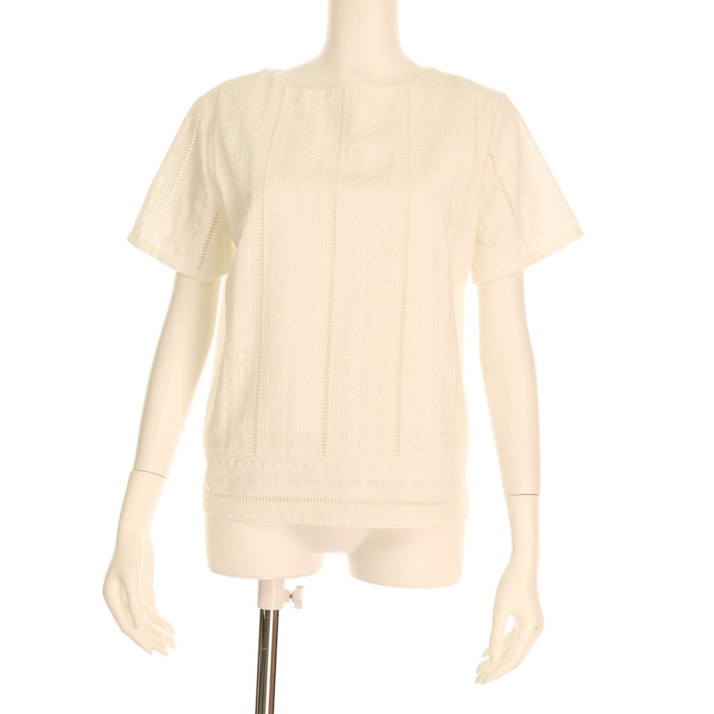 異素材MIXカジュアルブラウス