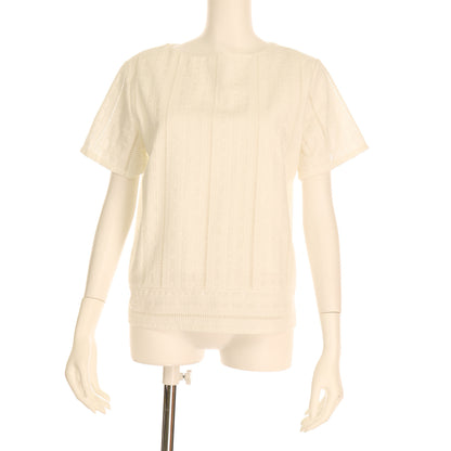 異素材MIXカジュアルブラウス