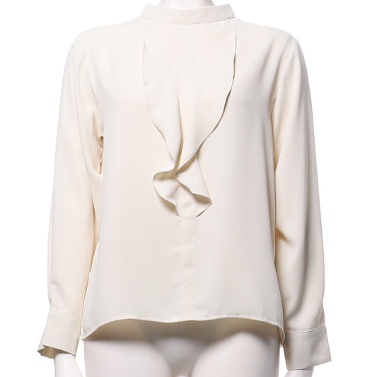 フロントフリルデザインブラウス