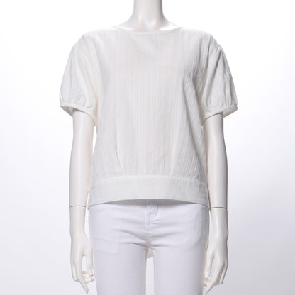 バックリボンデザインブラウス